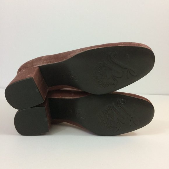 Free People Womens Boots Cecile Blush Pink Velvet Crushed Velvet Size US 9 EU 39 - Picture 6 of 9